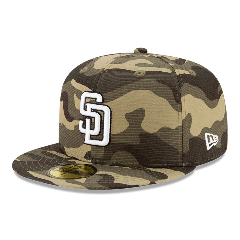 Official New Era San Diego Padres MLB Armed Forces Day On Field 59FIFTY Cap  B616_286
