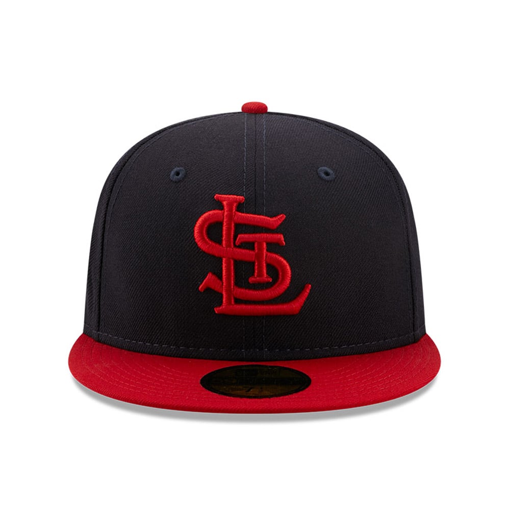 St. Louis Cardinals MLB Logo History Navy 59FIFTY Fitted Cap