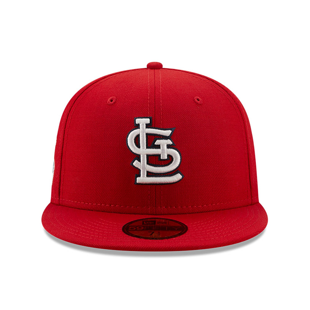 St. Louis Cardinals MLB Logo History Red 59FIFTY Fitted Cap