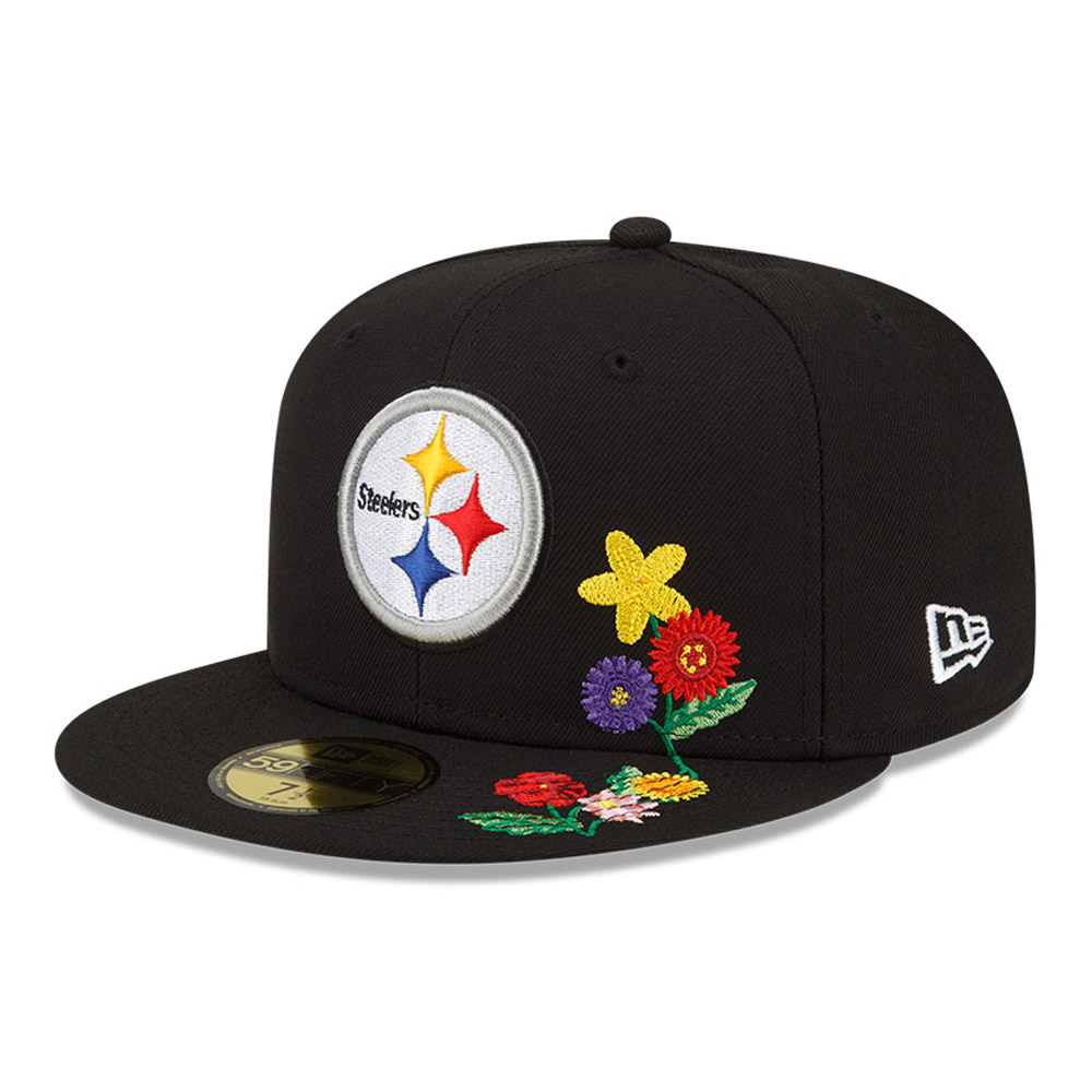 Pittsburgh Steelers Visor Bloom Black 59FIFTY Fitted Cap