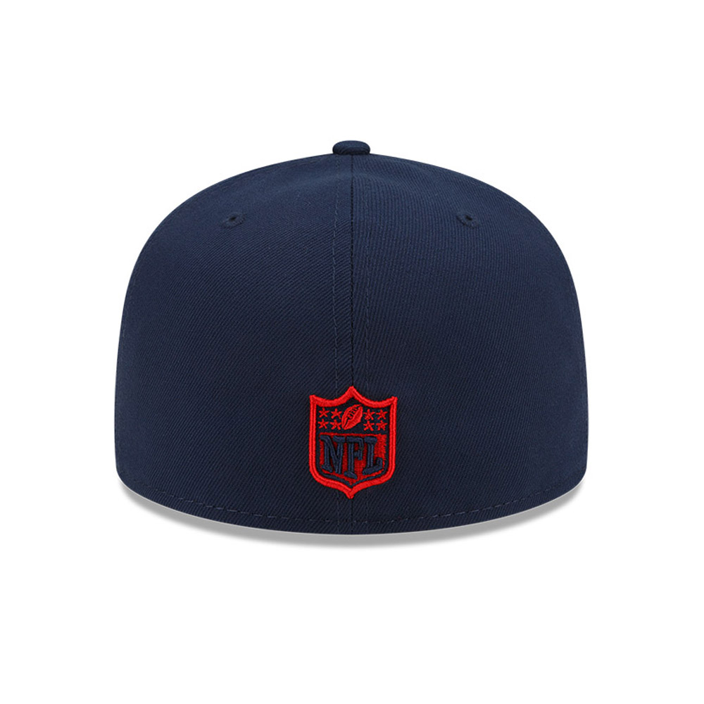Cappellino 59FIFTY Fitted New England Patriots Visor Bloom Blu