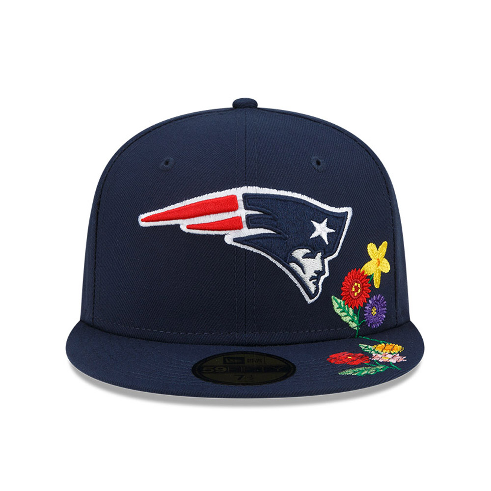 Dunkelblaue New England Patriots NFL Visor Bloom 59FIFTY Fitted Cap