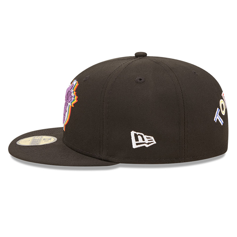 Toronto Blue Jays MLB Prismatic Black 59FIFTY Fitted Fitted Fitted Cap