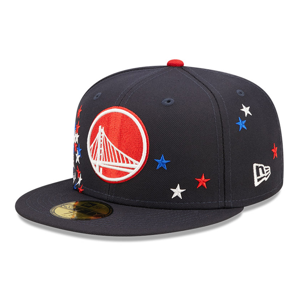 Cappellino 59FIFTY Fitted Golden State Warriors NBA Americana Blu Navy
