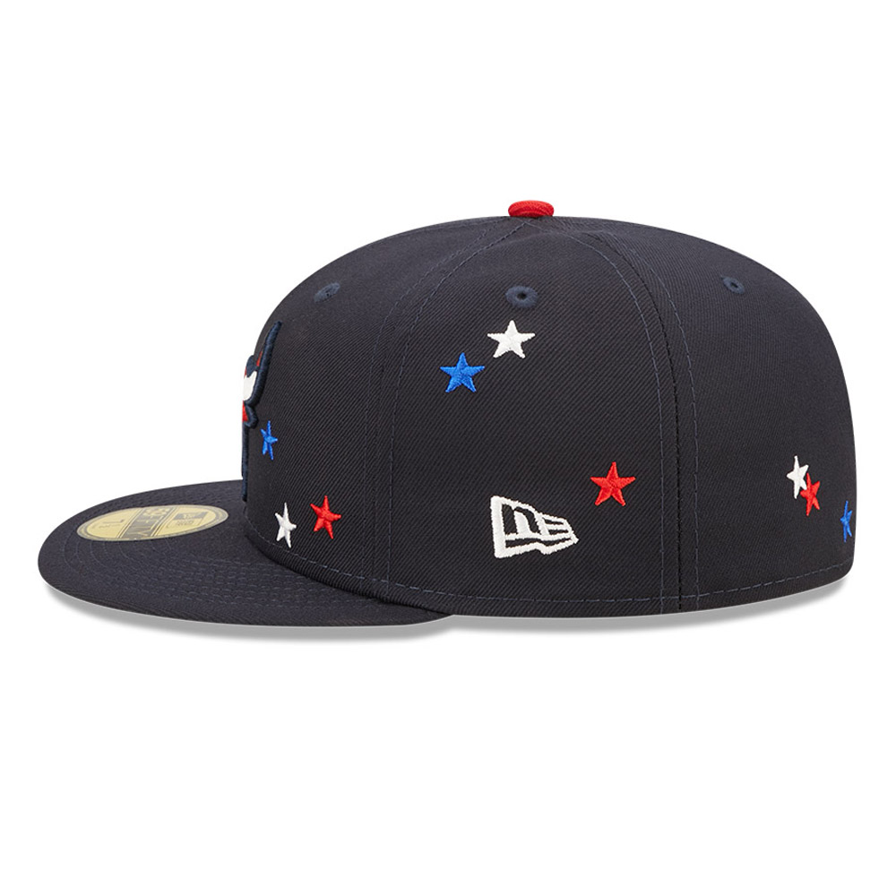 Chicago Bulls NBA Americana Navy 59FIFTY Fitted Cap