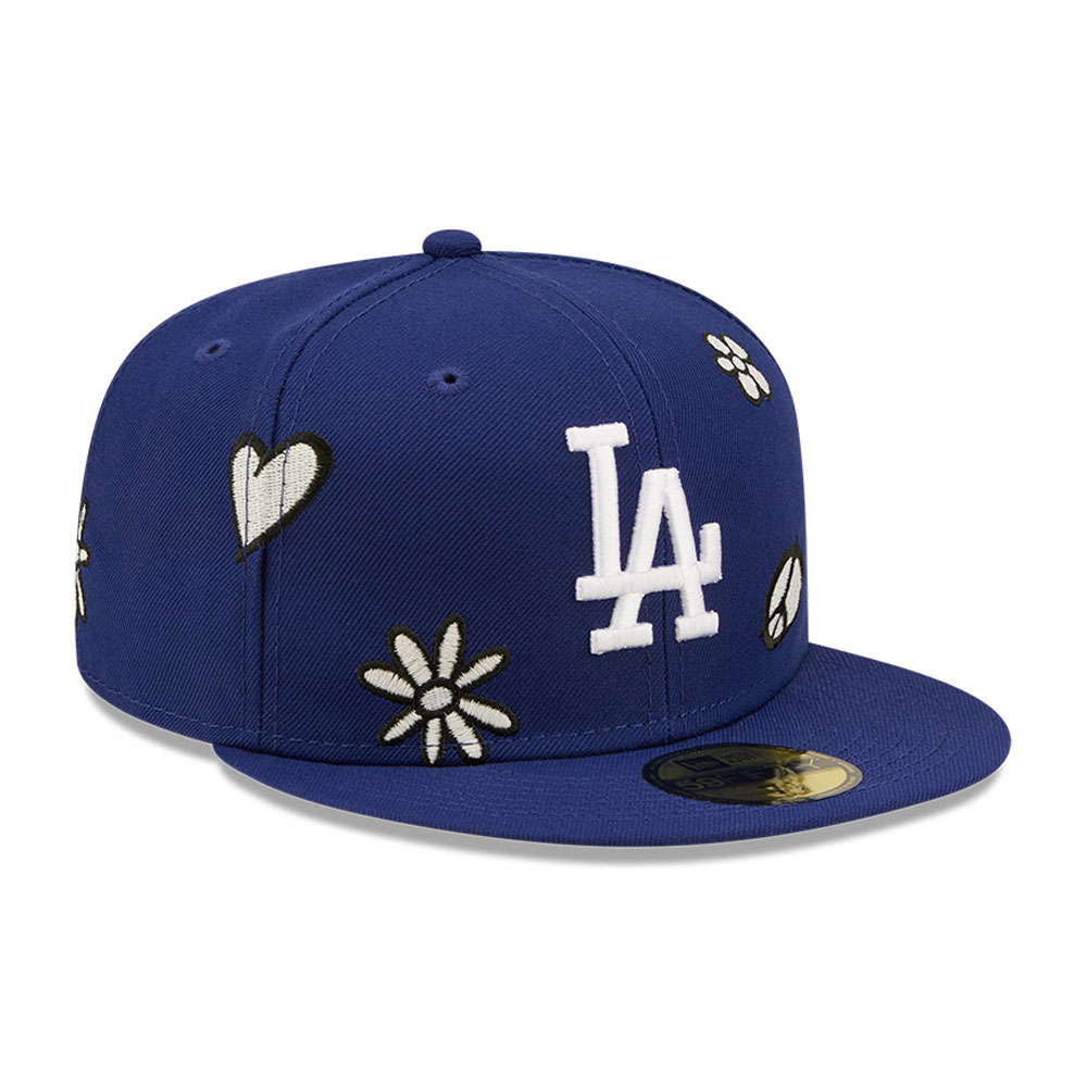 LA Dodgers MLB Sunlight Pop Dark Blue 59FIFTY Cap