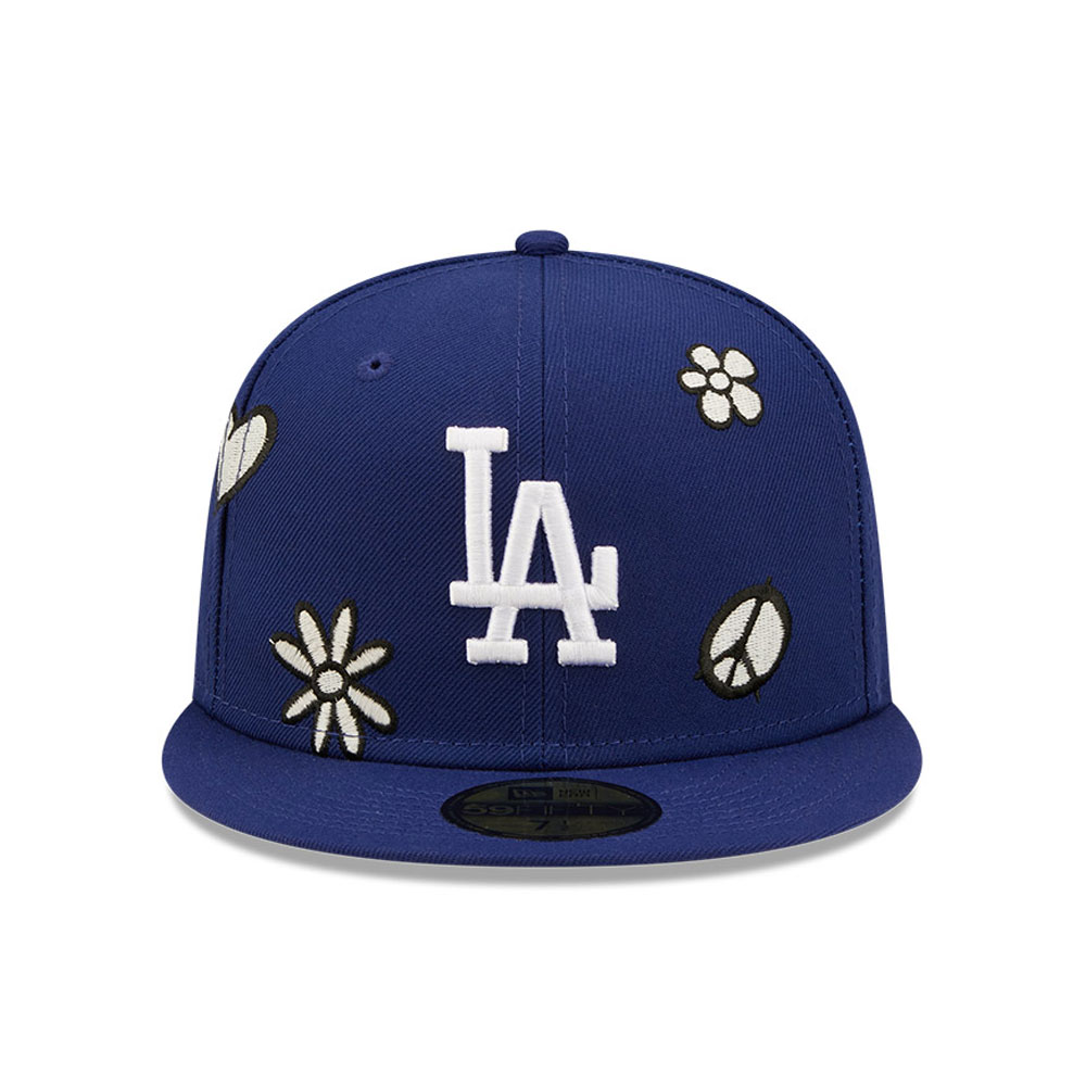 LA Dodgers MLB Sunlight Pop Dark Blue 59FIFTY Cap