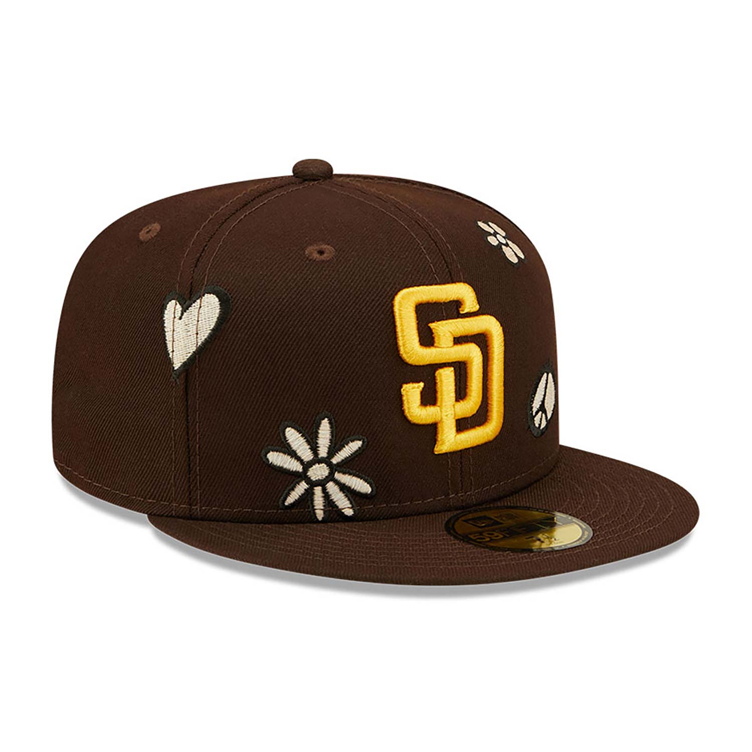 San Diego Padres MLB Sunlight Pop Dark Brown 59FIFTY Cap