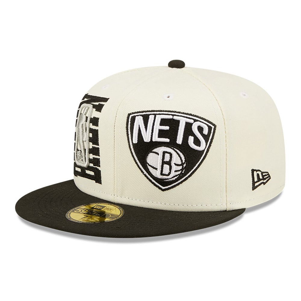 Brooklyn Nets NBA Draft Stone 59FIFTY Fitted Cap
