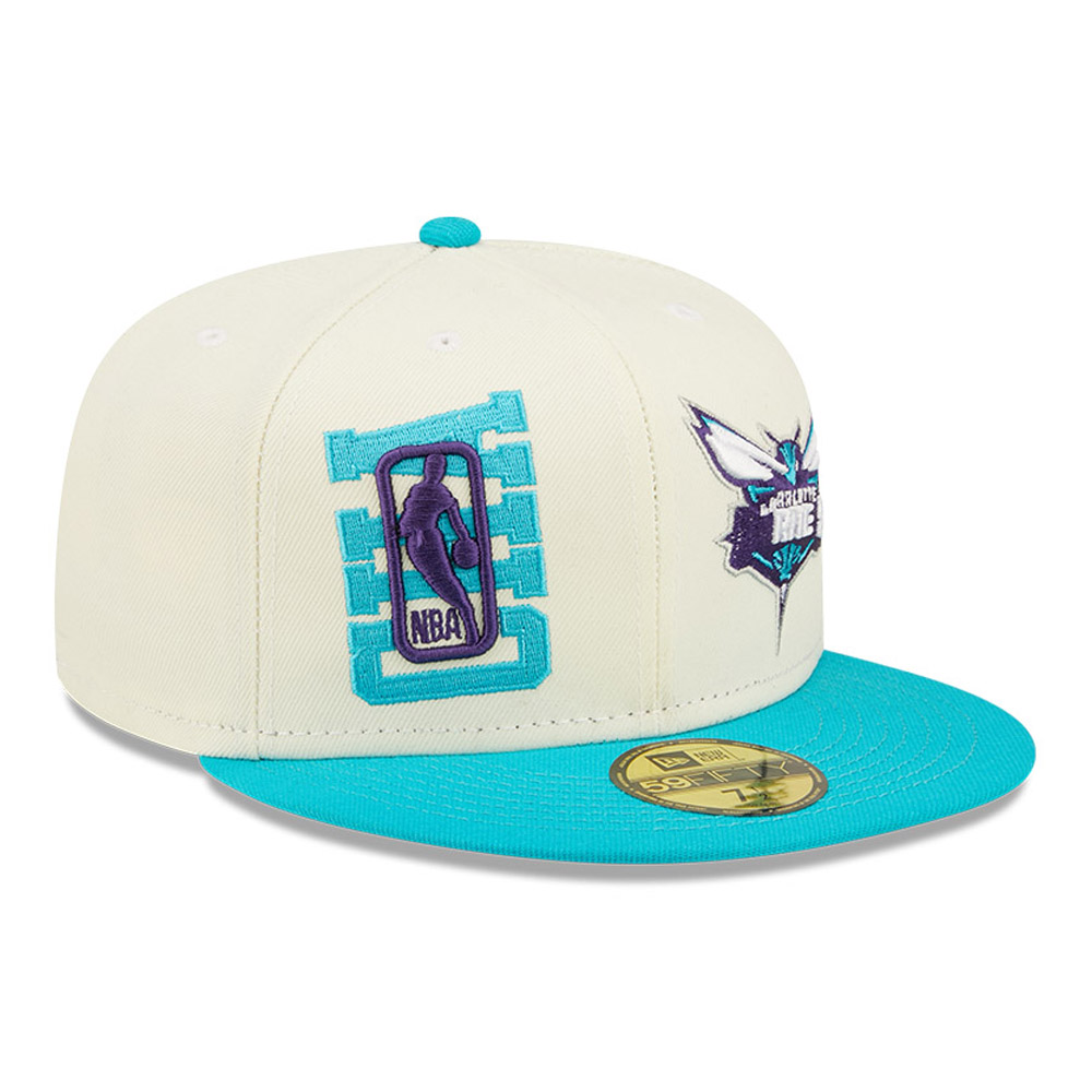 Charlotte Hornets NBA Draft Stone 59FIFTY Fitted Cap