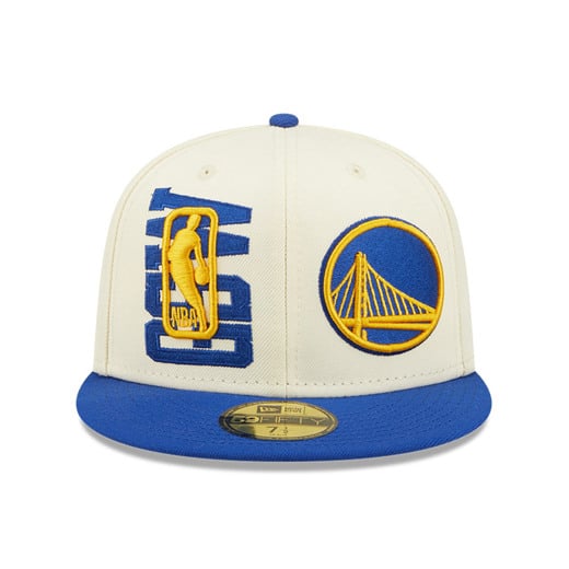 Cappellino 59FIFTY Fitted Golden State Warriors NBA Draft Beige