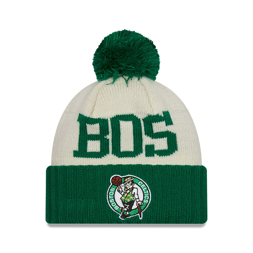 Boston Celtics NBA Draft Stone Bobble Beanie Hat