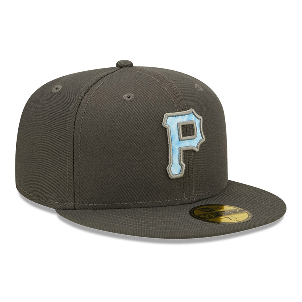Pittsburgh Pirates MLB Fathers Day Grey 59FIFTY Fitted Cap