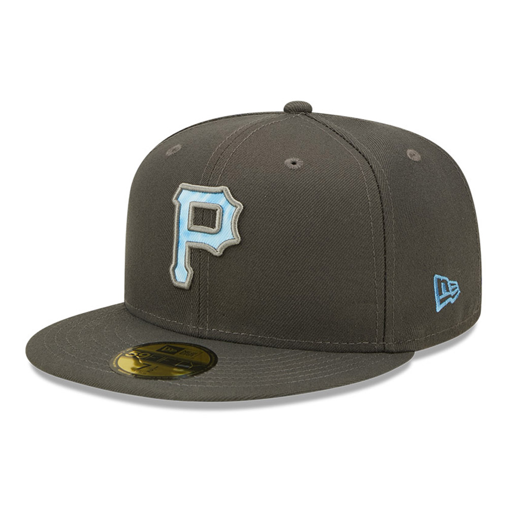 Pittsburgh Pirates MLB Fathers Day Grey 59FIFTY Fitted Cap