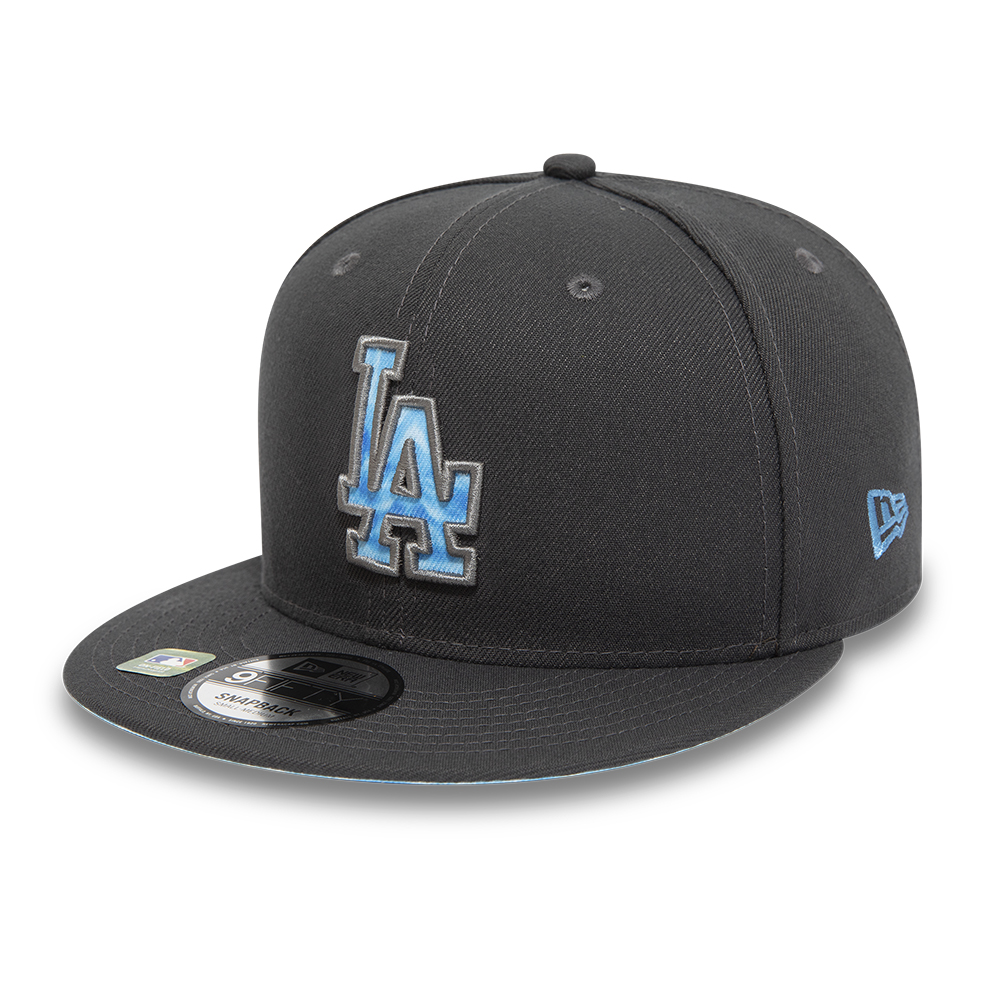LA Dodgers MLB Fathers Day Grey 9FIFTY Snapback Cap