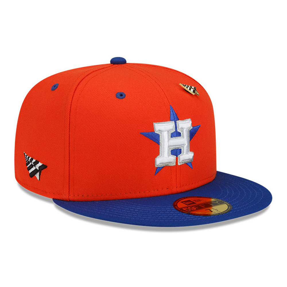 Cappellino 59FIFTY Fitted Houston Astros MLB x Paper Planes Arancione