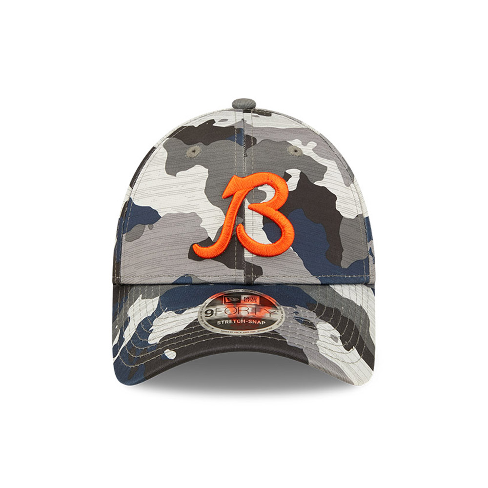 Chicago Bears NFL Training Camo 9FORTY Stretch Snap Cap