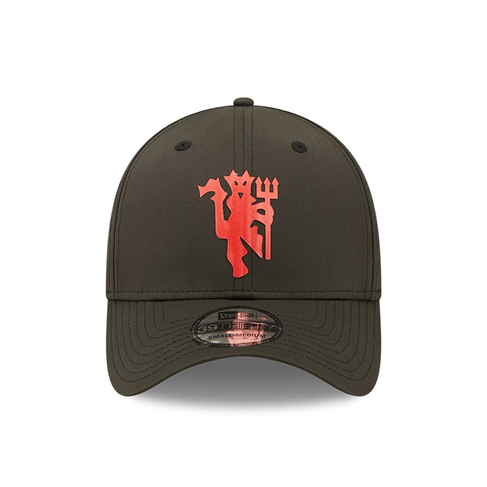 Manchester United Quill Tech Black 39THIRTY Stretch Fit Cap