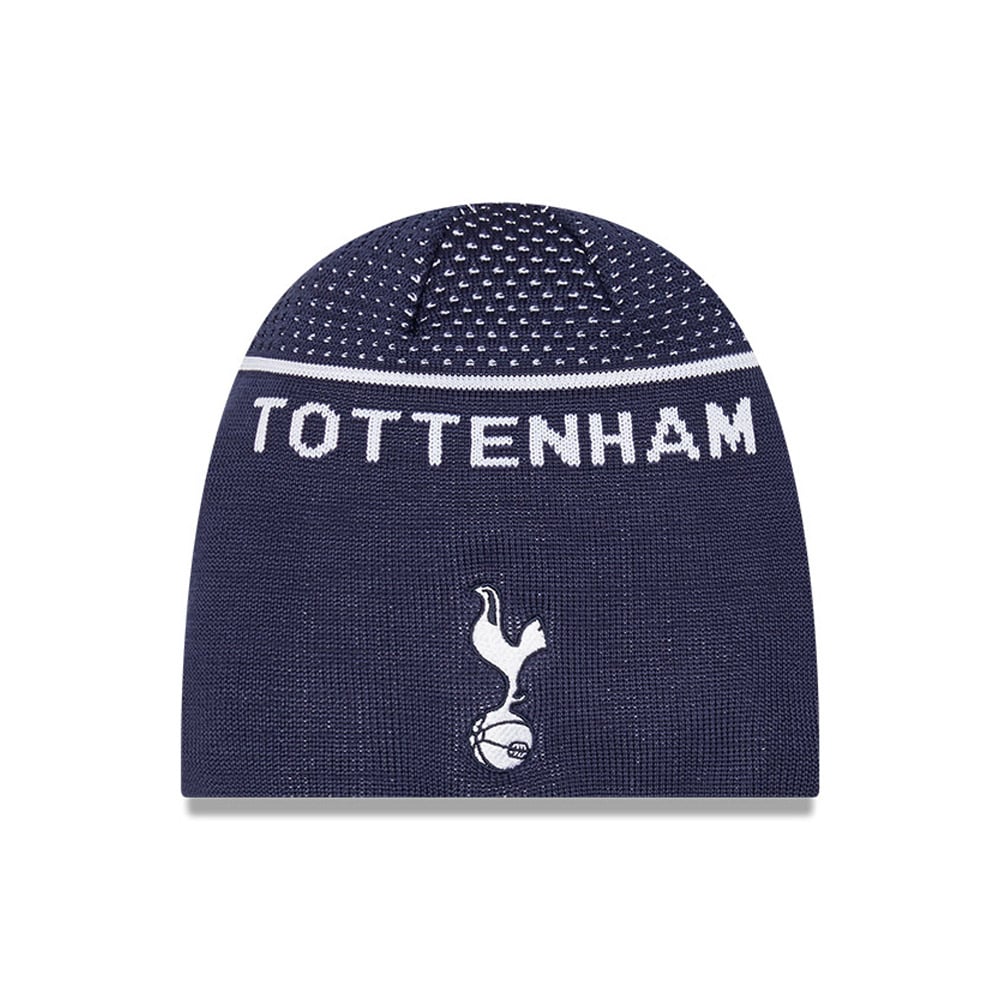 Tottenham Hotspur Logo Navy Cuff Beanie Hat