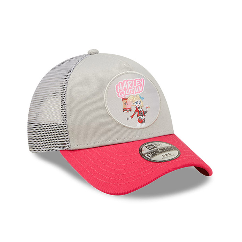 Cappellino 9FORTY A-Frame regolabile Harley Quinn Patch Kids Grigio