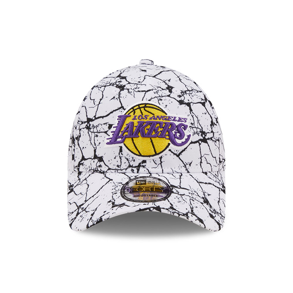 LA Lakers Marble White 9FORTY Adjustable Cap