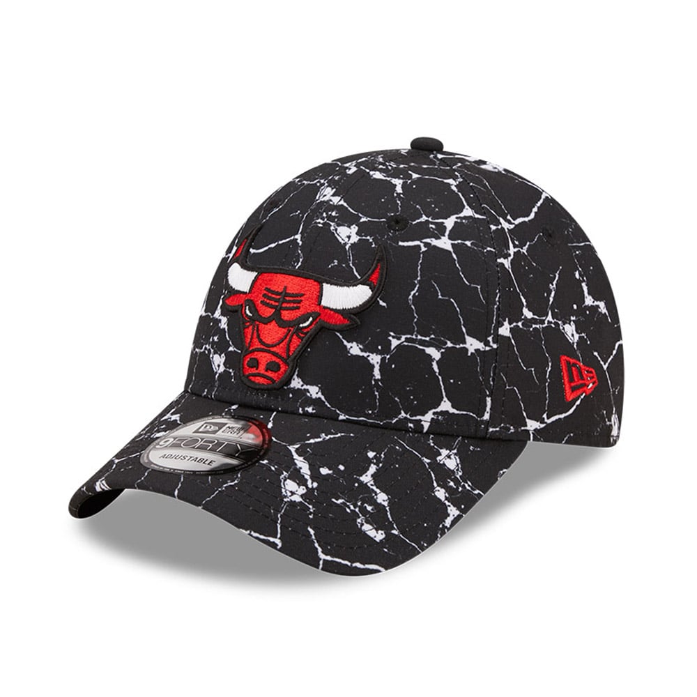 Chicago Bulls Marble Black 9FORTY Adjustable Cap