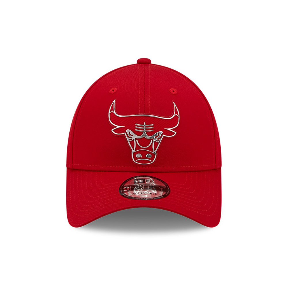 Cappellino 9FORTY regolabile Chicago Bulls Foil Logo Rosso