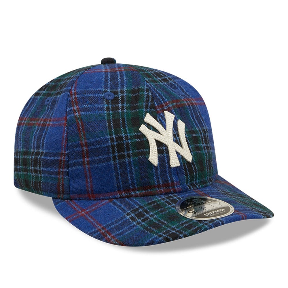 New York Yankees Tartan Blue 9FIFTY Retro Crown Cap