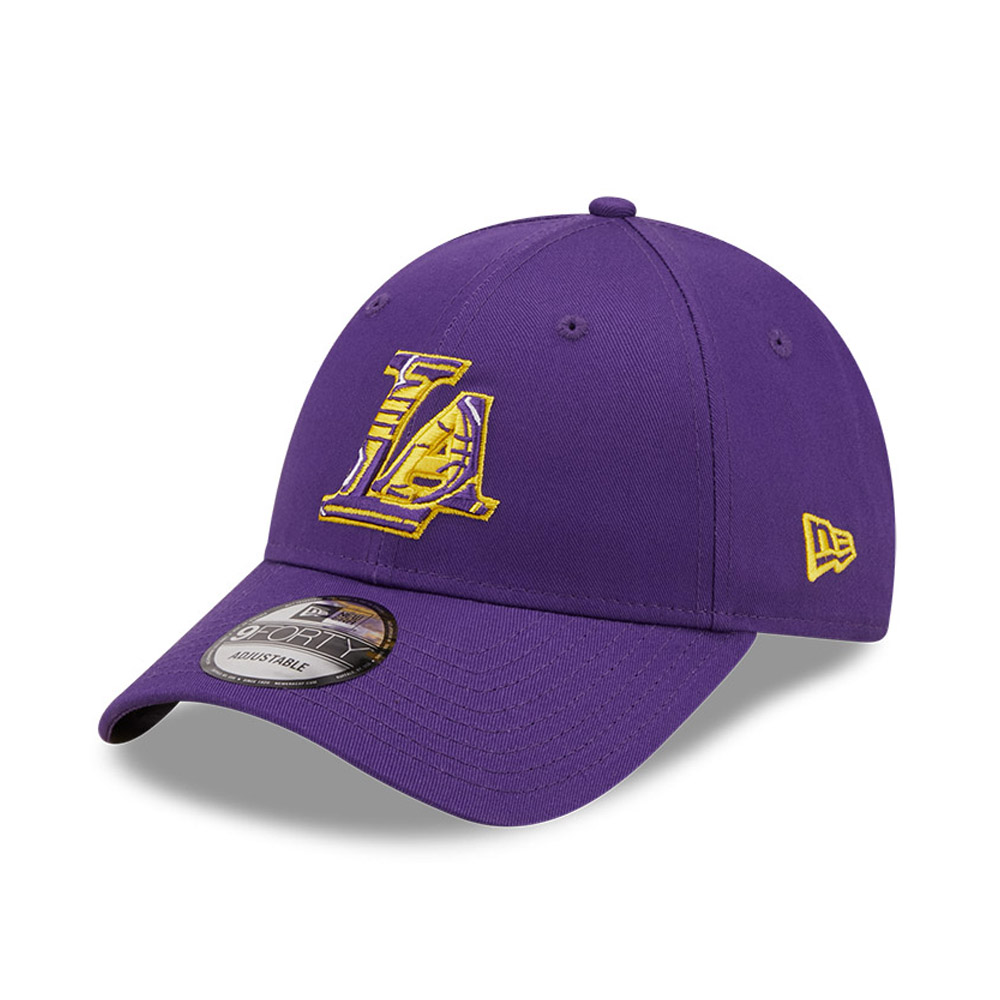 LA Lakers Team Logo Purple 9FORTY Adjustable Cap
