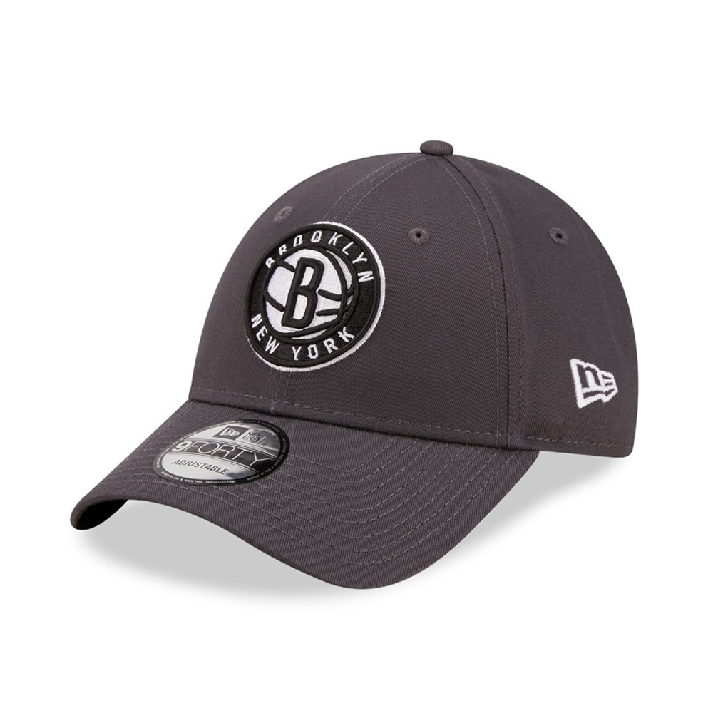 Brooklyn Nets NBA Essential Grey 9FORTY Adjustable Cap