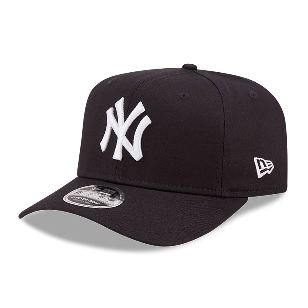 New York Yankees MLB Logo Navy 9FIFTY Stretch Snap Cap