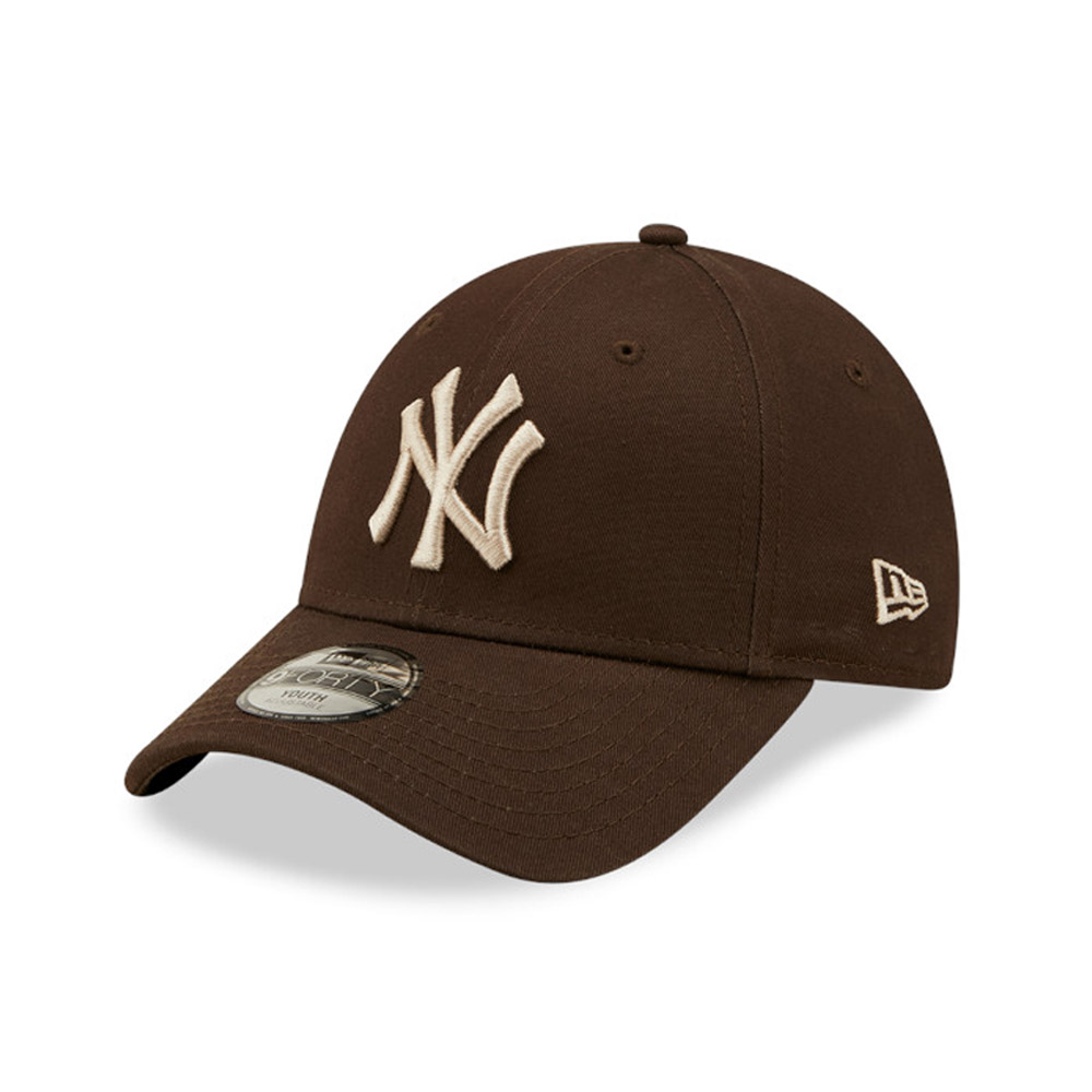 Cappellino 9FORTY regolabile New York Yankees League Essential Kids Marrone