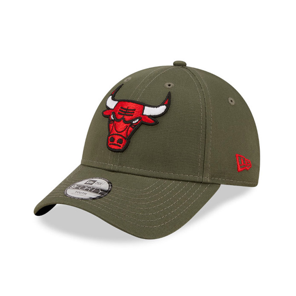 Cappellino 9FORTY regolabile Chicago Bulls NBA Essential Kids Verde Khaki