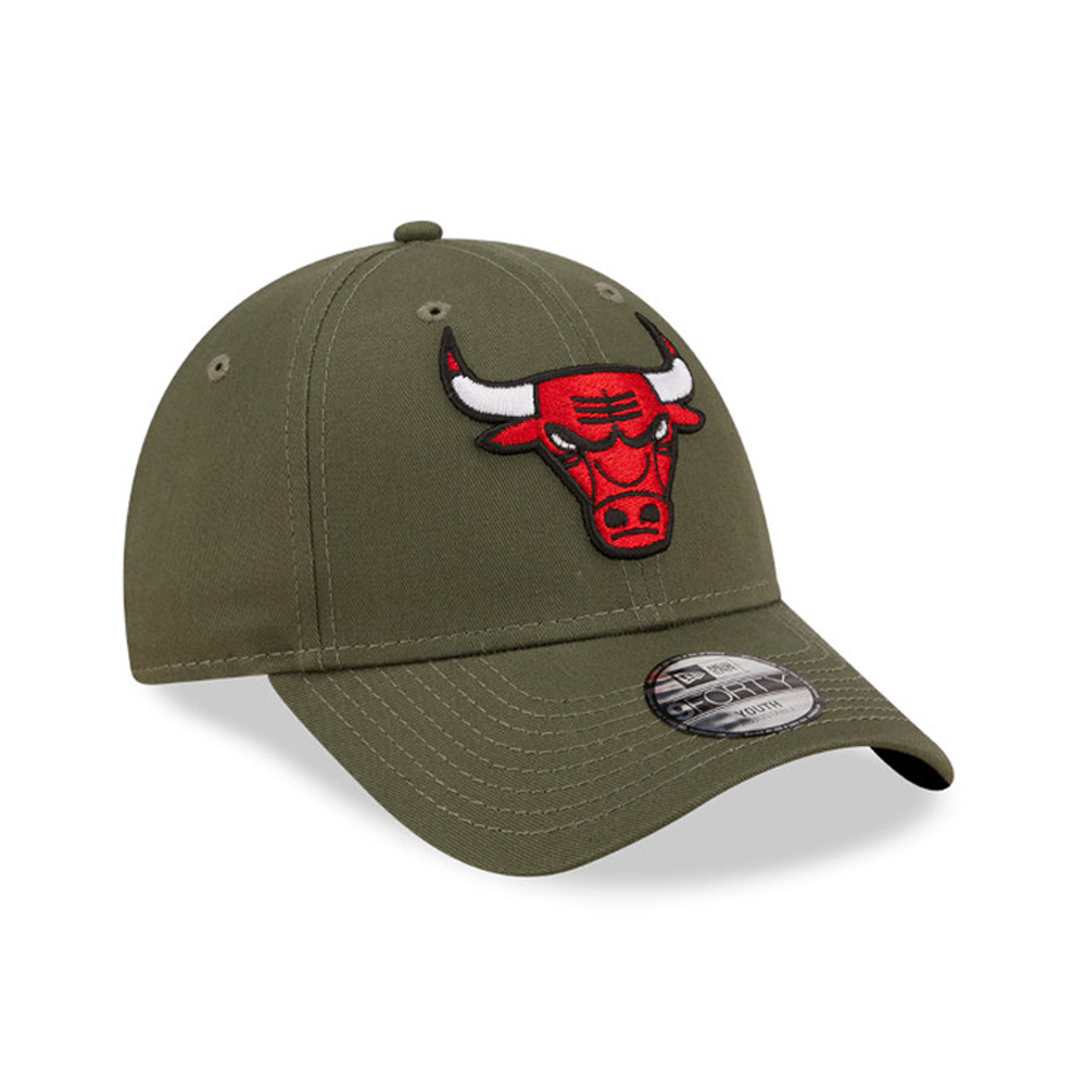 Cappellino 9FORTY regolabile Chicago Bulls NBA Essential Kids Verde Khaki