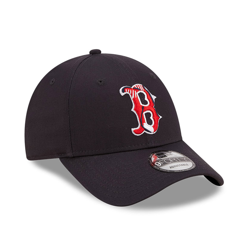 Boston Redsox Team Logo Kids Navy 9FORTY Adjustable Cap