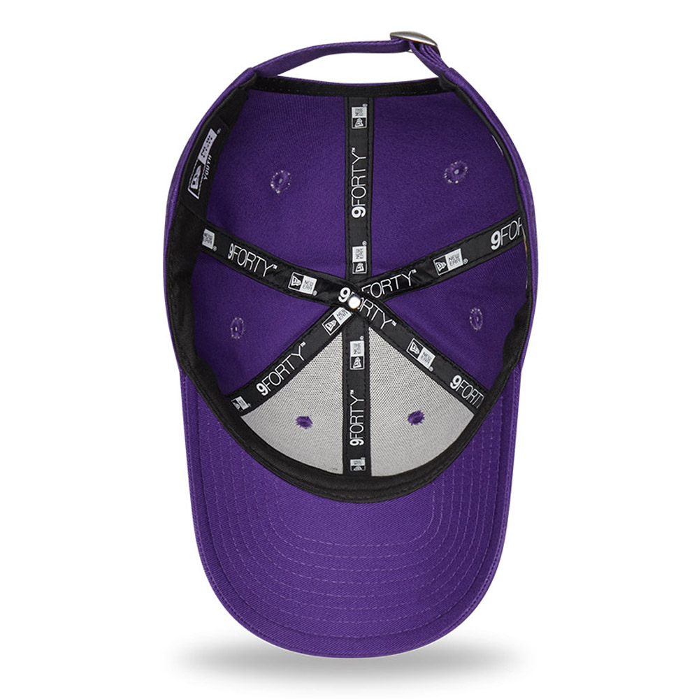 LA Lakers Team Logo Kids Purple 9FORTY Adjustable Cap