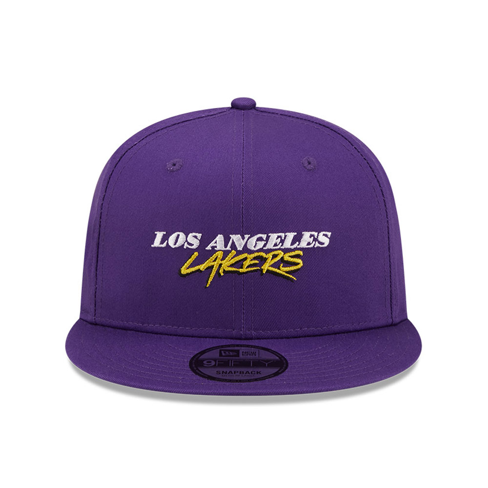 Casquette 9FIFTY LA Lakers Script Logo Violet