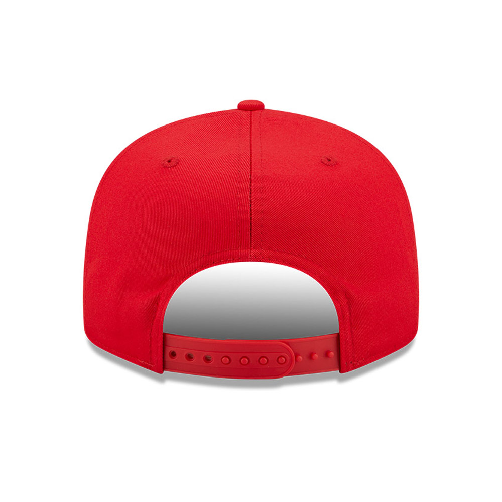 Chicago Bulls Script Logo Red 9FIFTY Snapback Cap