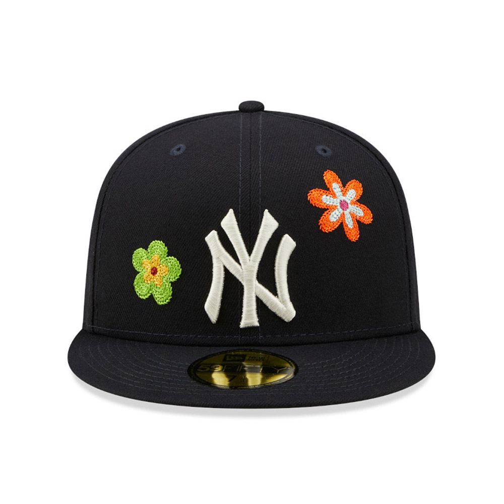 Official New Era New York Yankees MLB Floral Navy 59FIFTY Fitted Cap ...