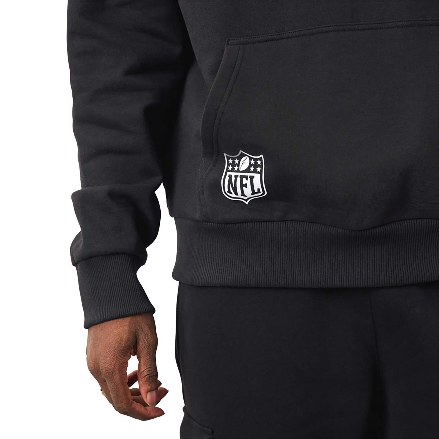 Las Vegas Raiders NFL Team Logo Black Hoodie