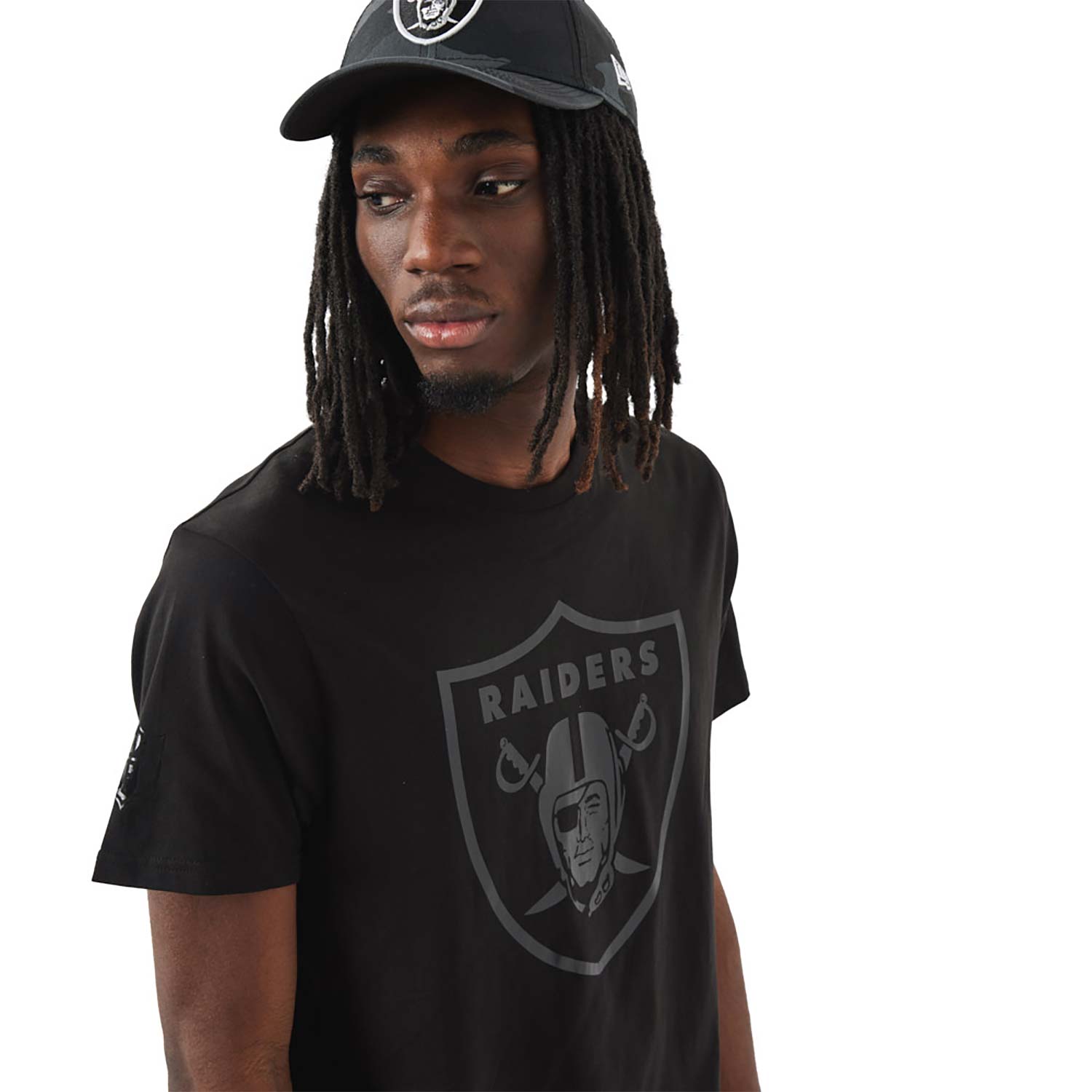 T-Shirt Las Vegas Raiders NFL Foil Nera
