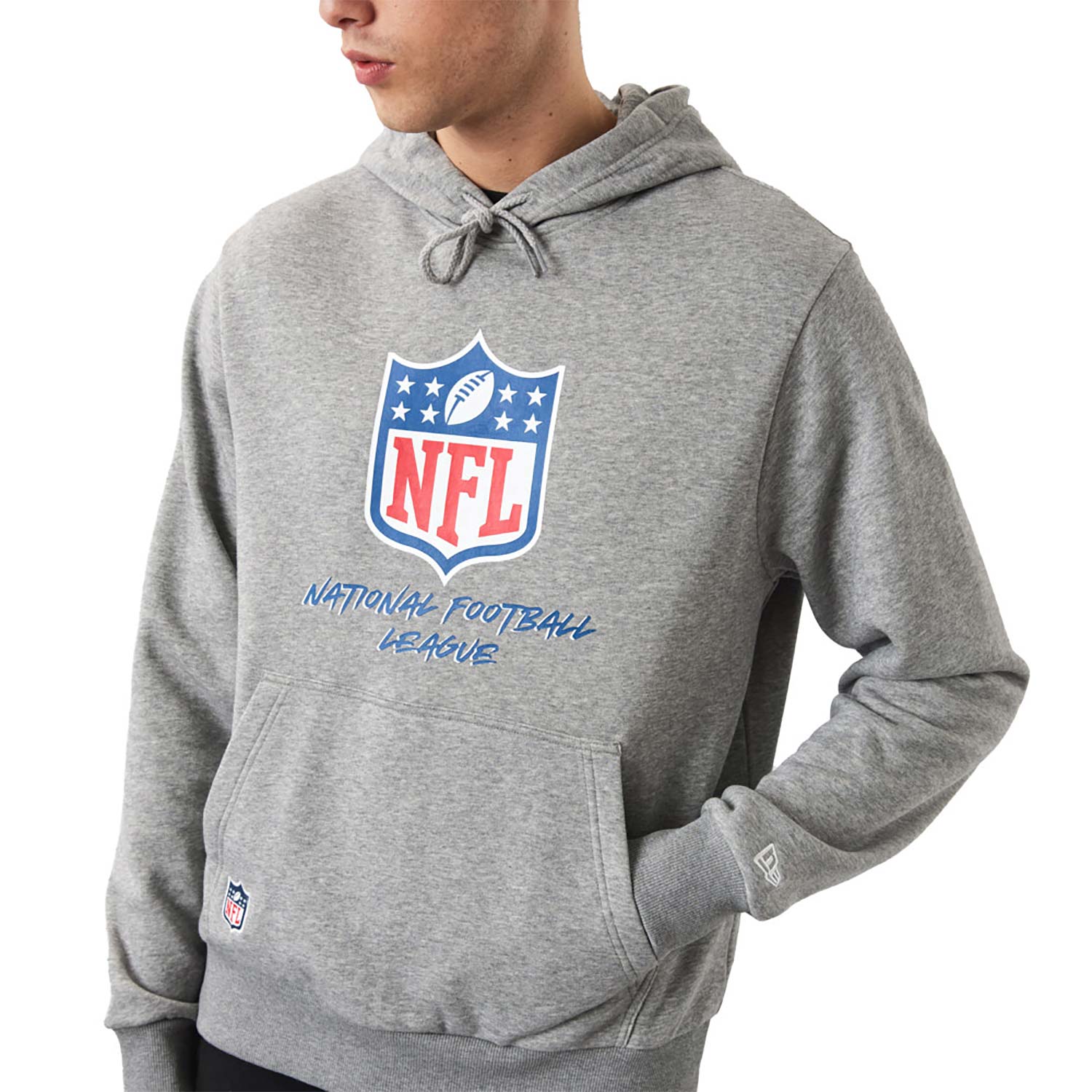 NFL Logo Script Grey Hoodie
