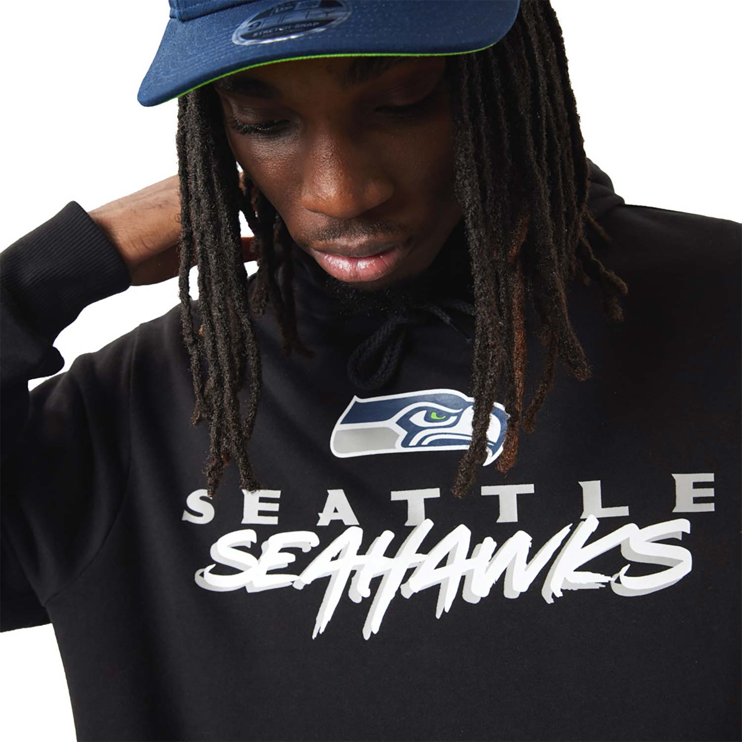Seattle Seahawks NFL Script Black Hoodie