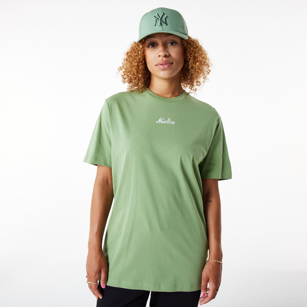 T-Shirt New Era Essential Script Verde
