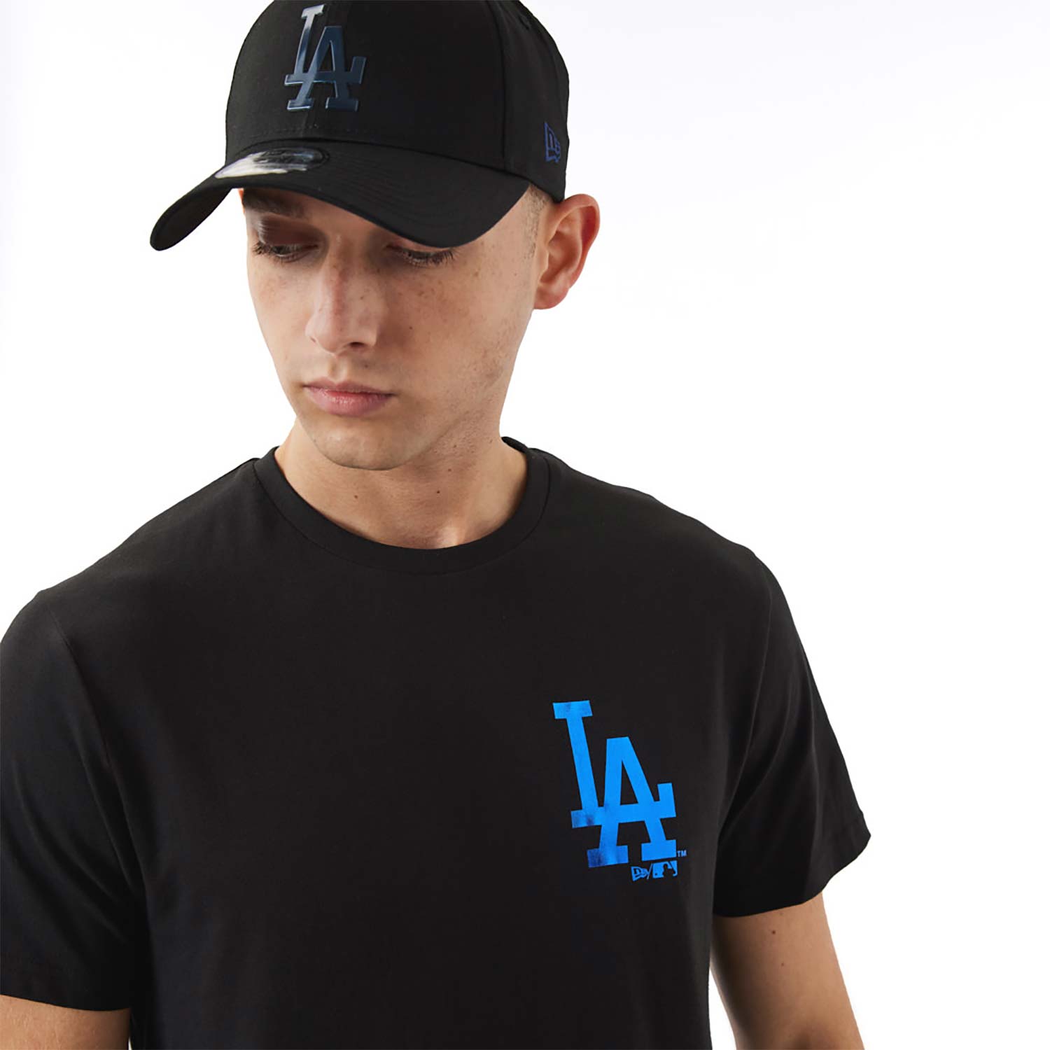 LA Dodgers MLB Foil Black T-Shirt