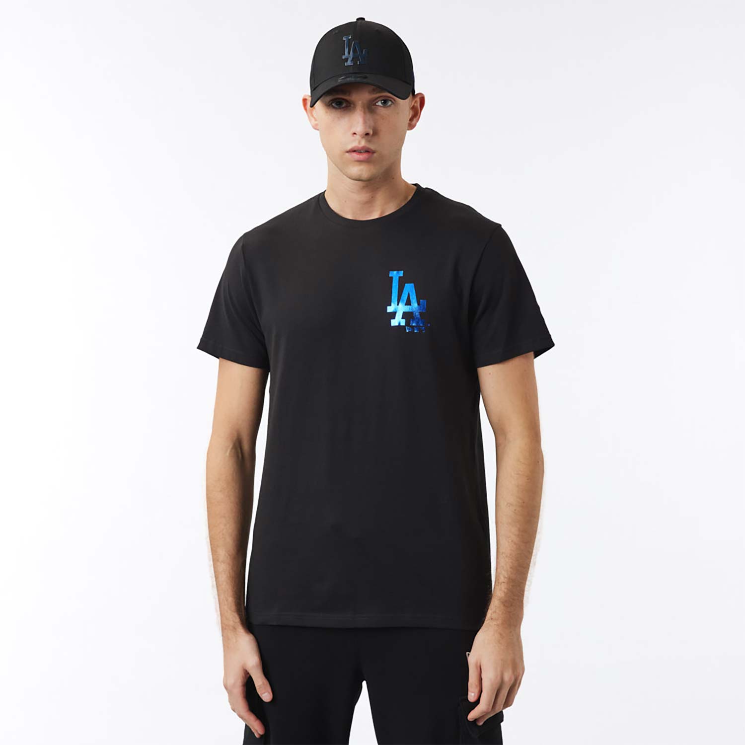 LA Dodgers MLB Foil Black T-Shirt