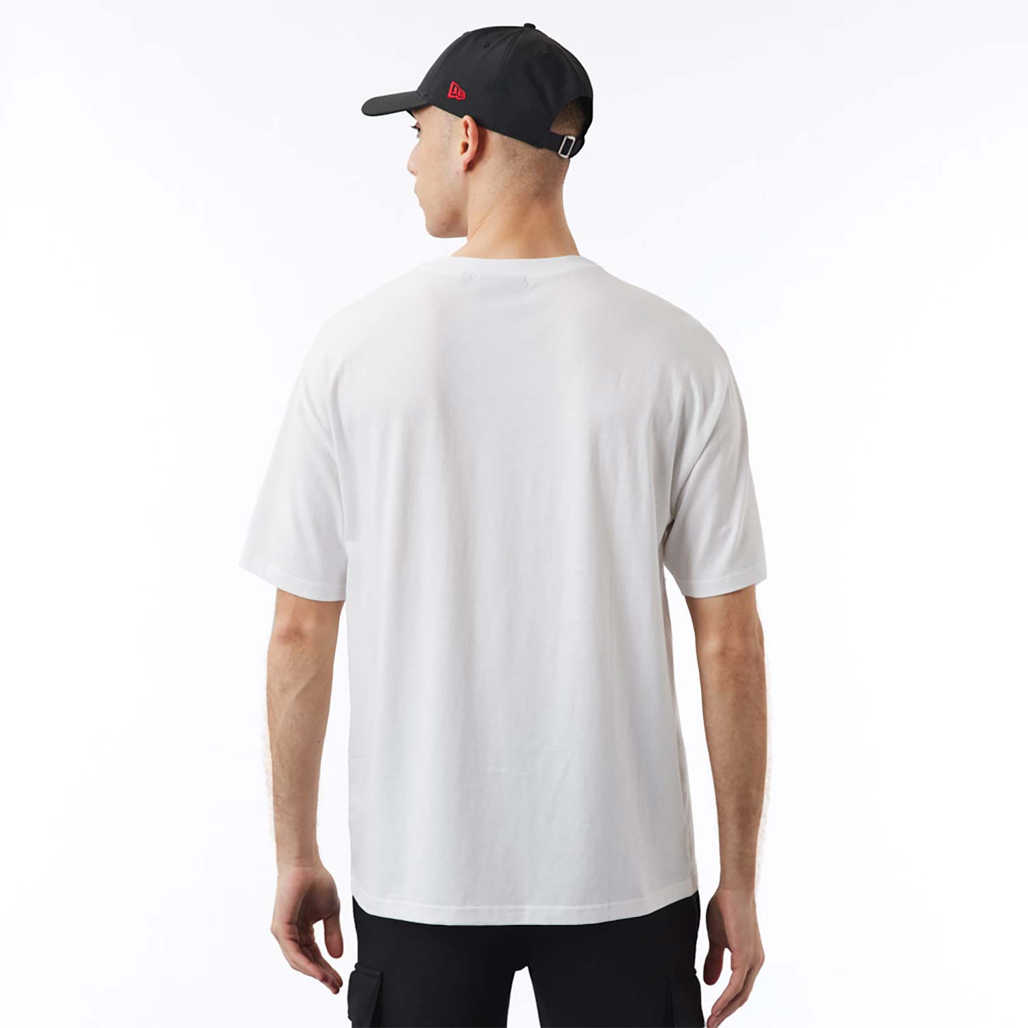 T-Shirt oversize New York Yankees Stack Logo bianca