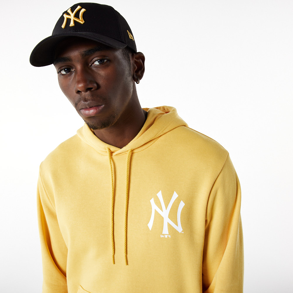 New York Yankees League Essential Pastel Yellow Hoodie