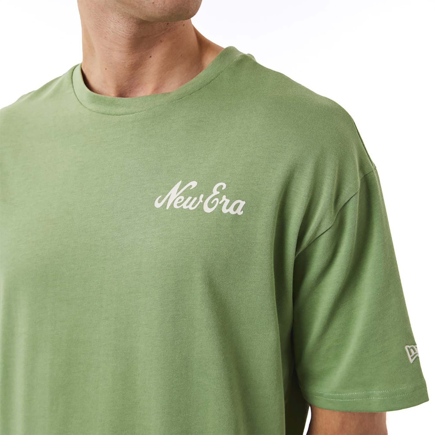 New Era Food Graphic Green Oversized T-Shirt