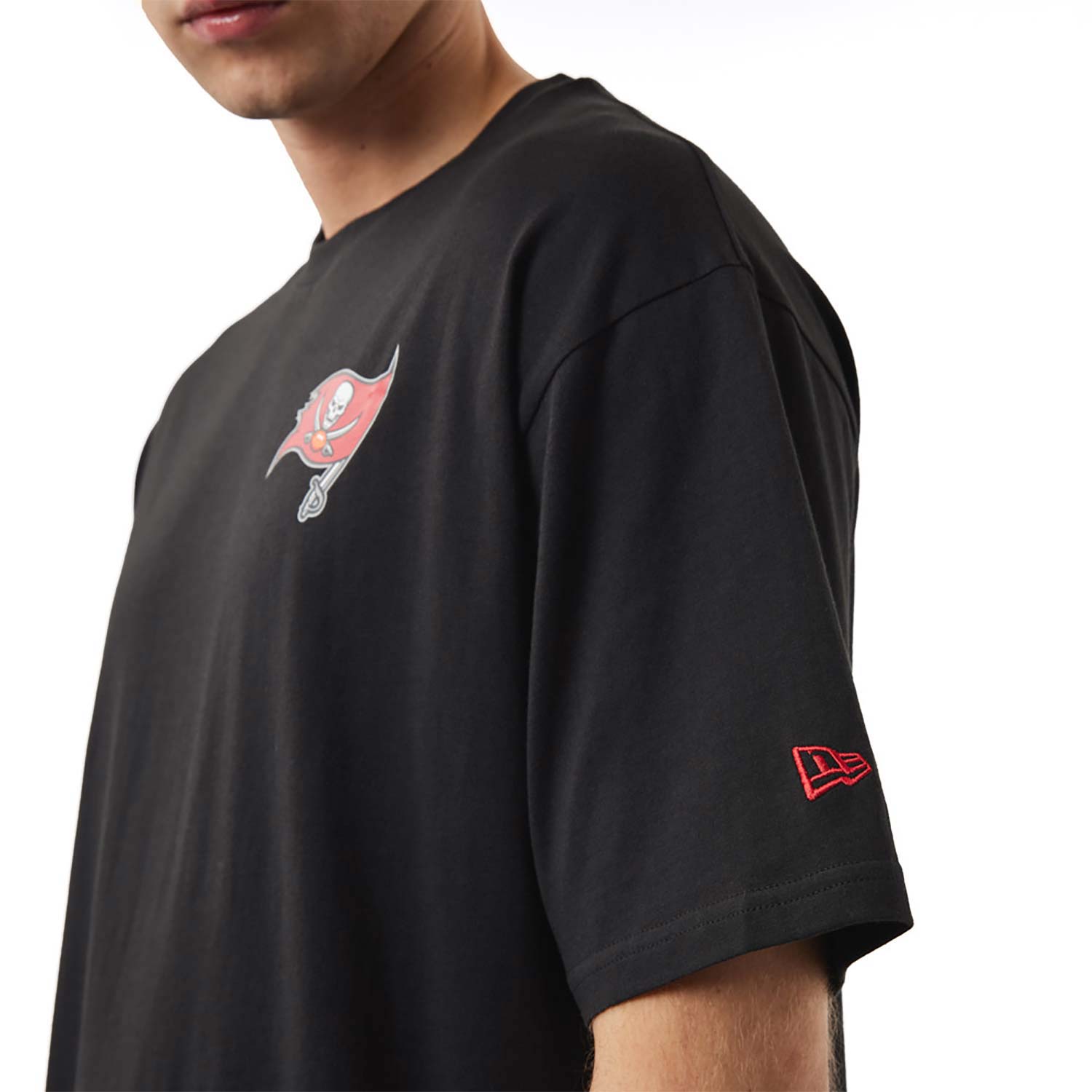 T-shirt Oversize Tampa Bay Buccaneers NFL Logo Noir